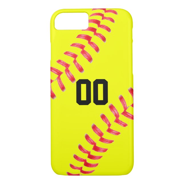 Fastpitch Softball Custom iPhone Case Cover (Back)