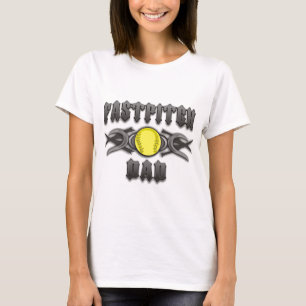Fastpitch Softball Dad Tribal T-Shirt