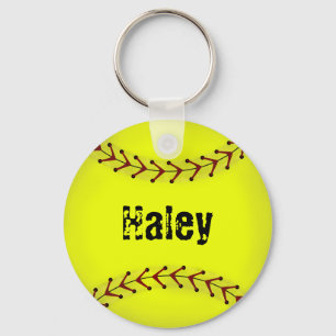 Fastpitch Softball Fashion Keychain