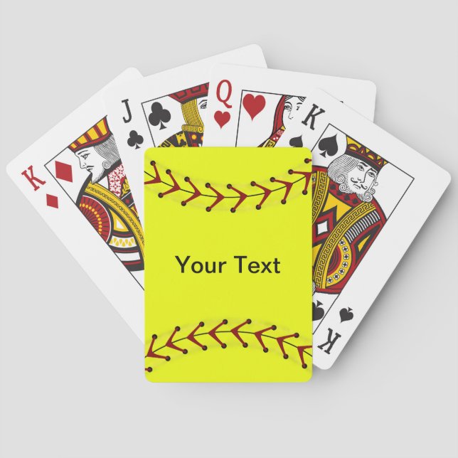 Fastpitch Softball Game Cards (Back)