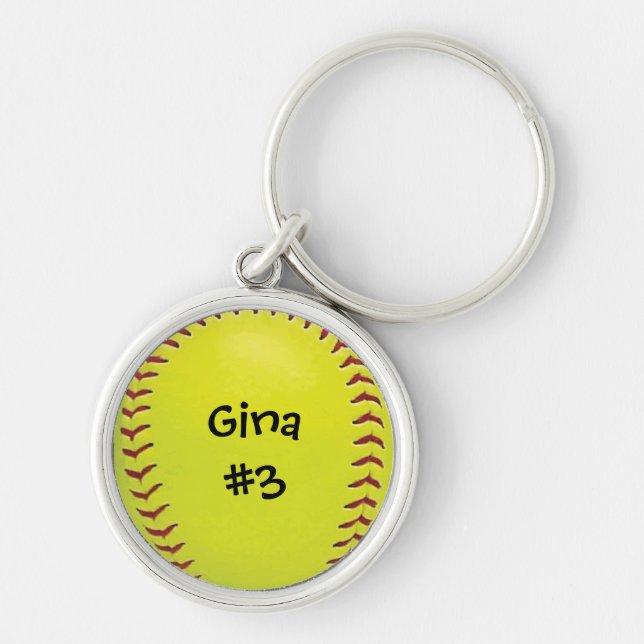 Fastpitch Softball Keychain (Front)
