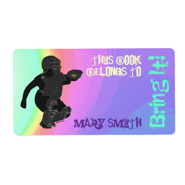 Fastpitch Softball Label (Front)