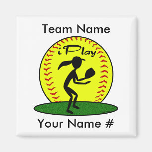 Fastpitch Softball Magnet
