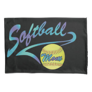 Fastpitch Softball Mom Athletic Tail Pillowcase