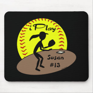 Fastpitch Softball Mousepad
