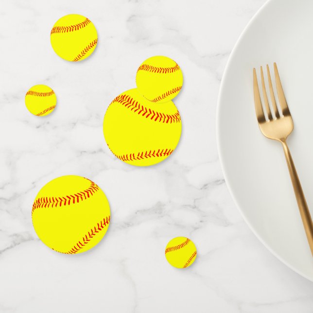 Fastpitch Softball Party Table Confetti (Groupe)