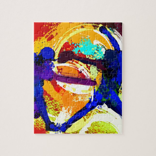 Fastpitch Softball Players Jigsaw Puzzle (Vertical)