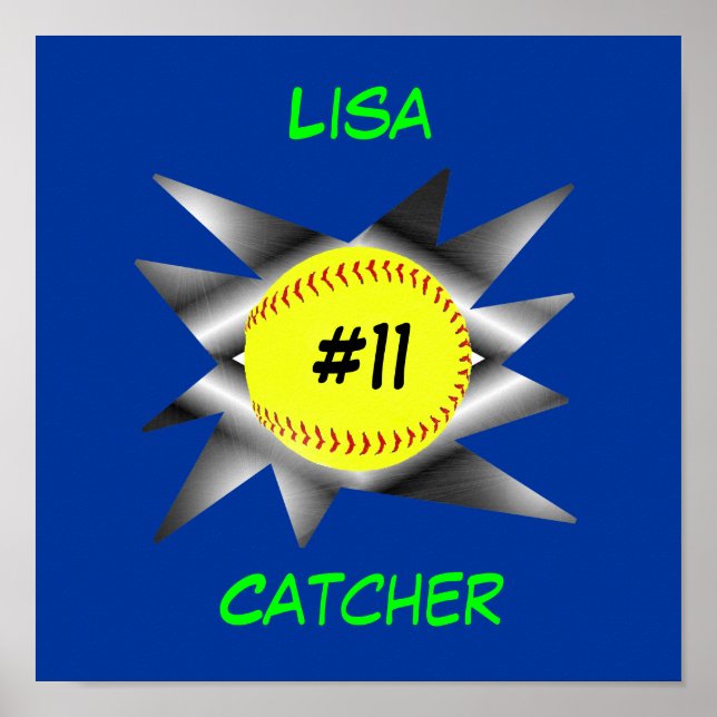 Fastpitch Softball Poster (Front)