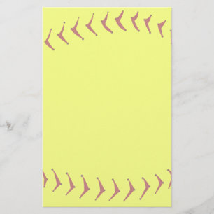 Fastpitch Softball Stationery