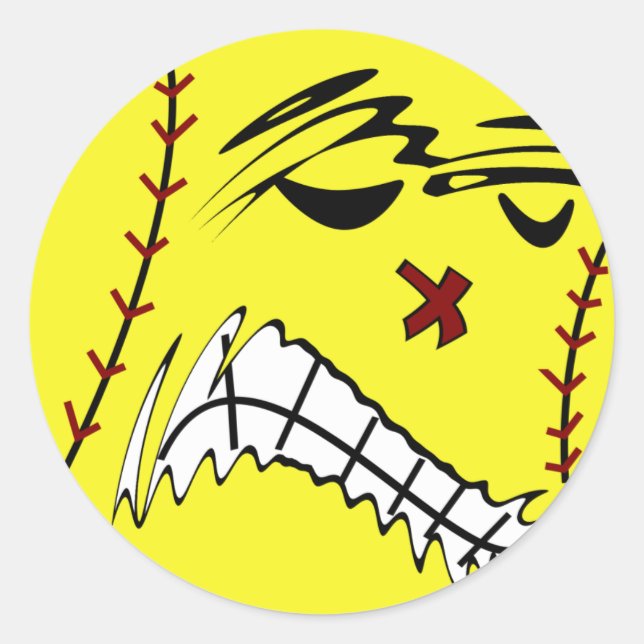 Fastpitch Softball Stickers (Front)