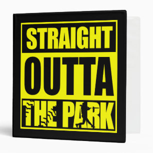 Fastpitch Softball Straight Outta The Park Binder