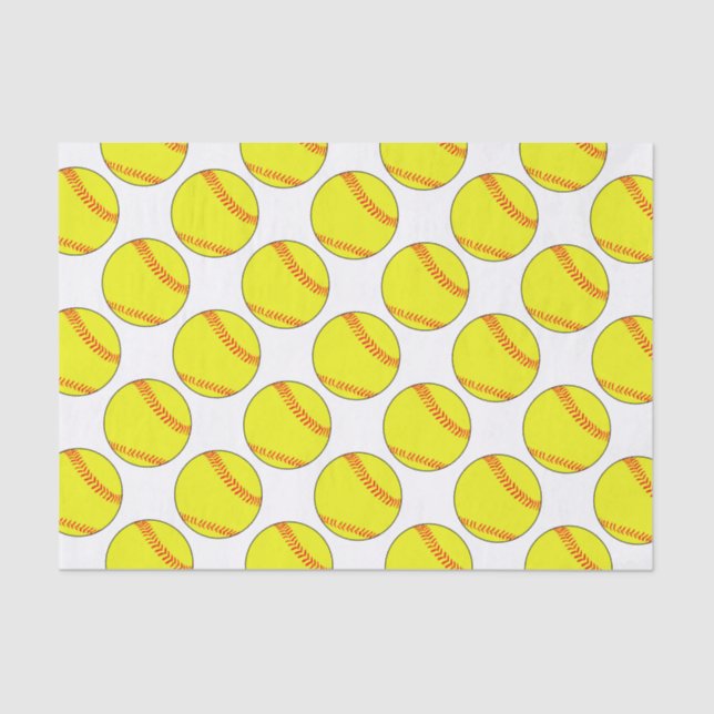 Fastpitch Softball Tissue Paper (Front)