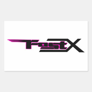 FastX pink sticker