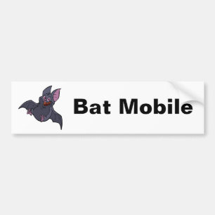 Fat Bat Mobile Bumper Sticker