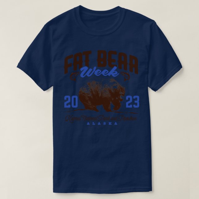 Fat Bear Week 2023 T-Shirt (Design Front)