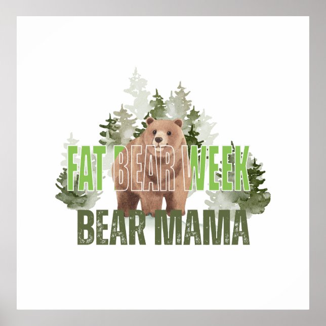 Fat Bear Week Poster (Front)