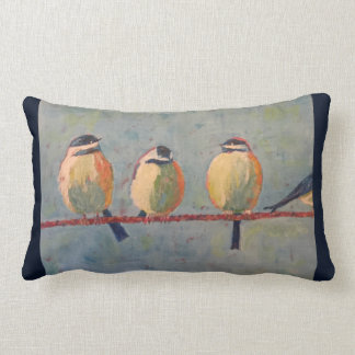 Fat Birds Lumbar Pillow