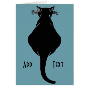 Fat Black Cat Back