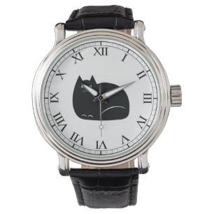 Fat Black Cat Watch