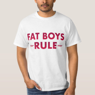 FAT BOYS RULE MEN'S T-SHIRT