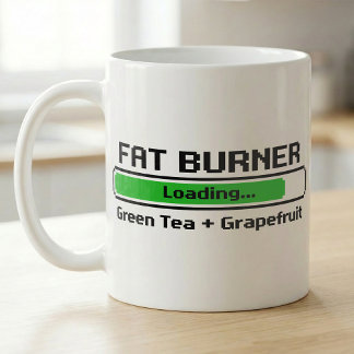Fat Burner Loading Green Tea Grapefruit Recipe Coffee Mug