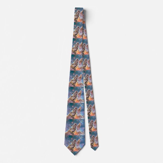 Fat cat astronaut tie (Front)