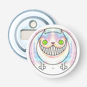 Fat Cat Button Bottle Opener