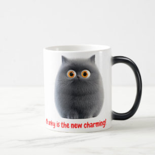 Fat Cat - Chunky Is The New Charming Magic Mug