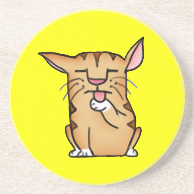 Fat Cat Coaster (Front)
