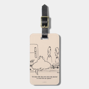 Fat Cat Luggage Tag