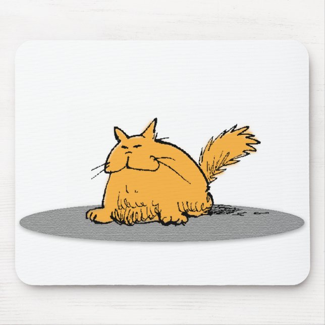 Fat Cat on the Mousepad (Front)