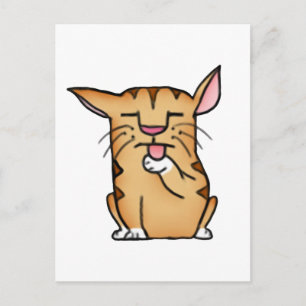 Fat Cat Postcard