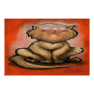 Fat Cat Trump Poster