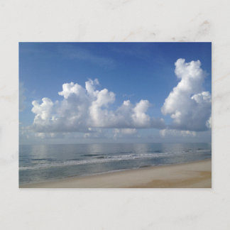 Fat Clouds Over Topsail Island Beach NC USA Photo Postcard