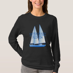 Fat Deer Key Florida Coastal Nautical Sailing Sail T-Shirt
