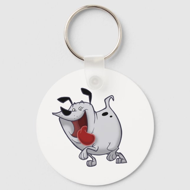 Fat Dog Keychain (Front)