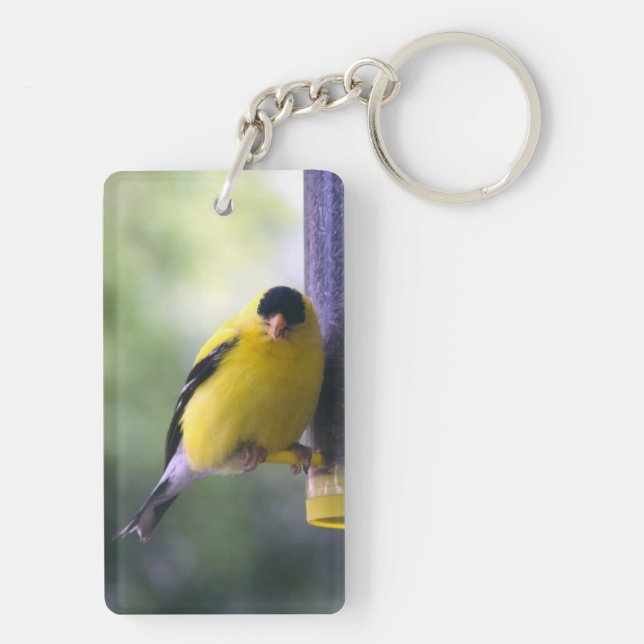 Fat Finch Keychain (Back)