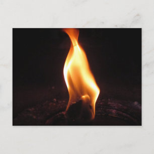 fat flame postcard