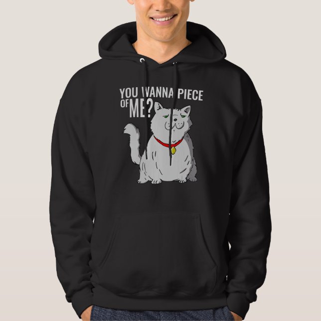 Fat Fluffy Cat Hoodie (Front)