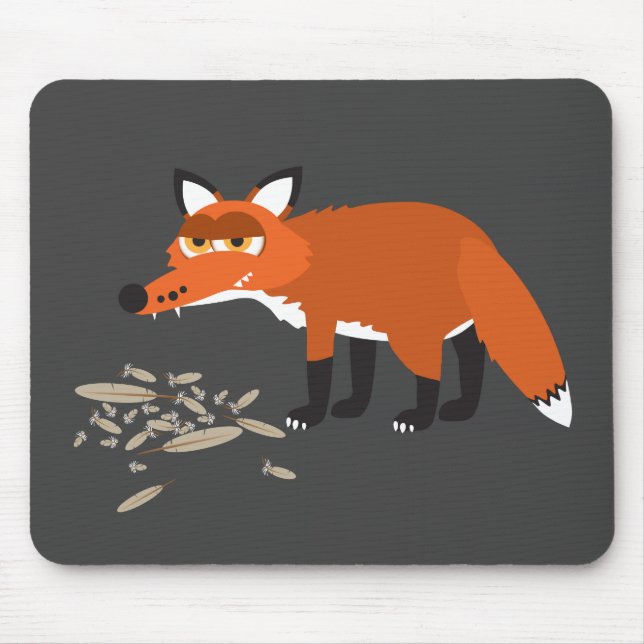 Fat fox mouse pad (Front)
