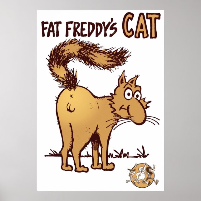 Fat Freddys Cat Fabulous Furry Freak Brothers Shir Poster (Front)