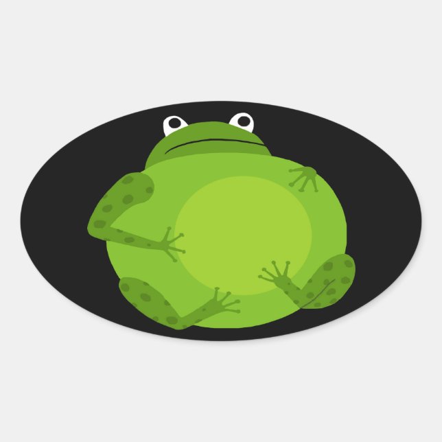 Fat Frog Sticker (Front)