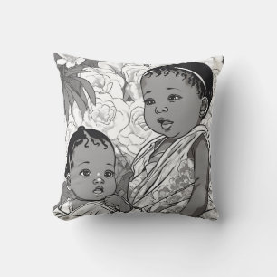 Fat Island Baby Throw Pillow