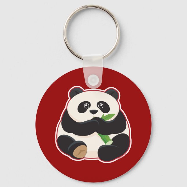 Fat Panda Keychain (Front)