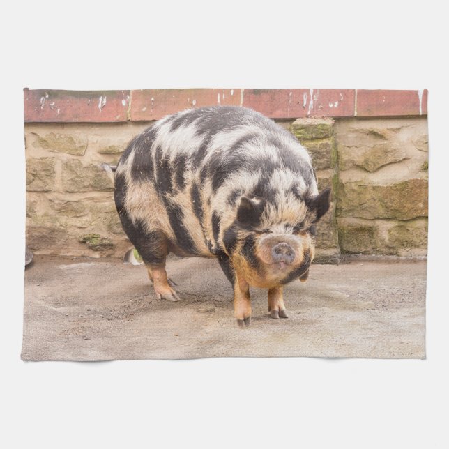 Fat pig kitchen towel (Horizontal)