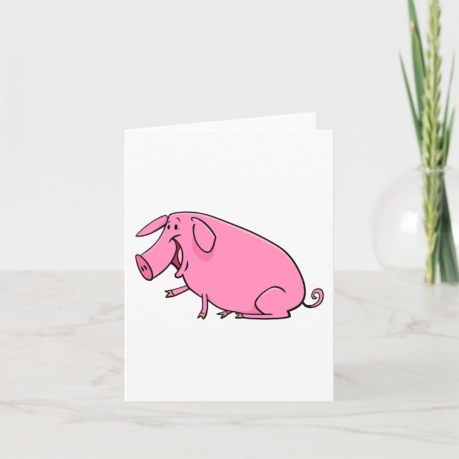 Fat Pink Pig Card (Creator Uploaded)
