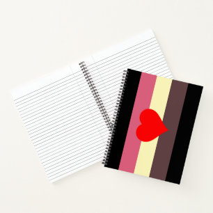 Fat Pride Flag Notebook