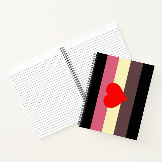 Fat Pride Flag Notebook (Inside)
