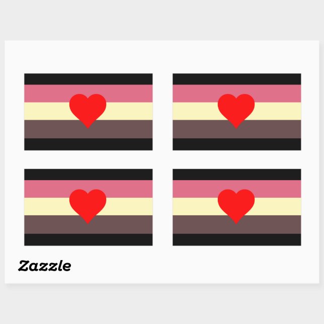 Fat Pride Flag Sticker (Sheet)