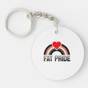 Fat Pride Keychain